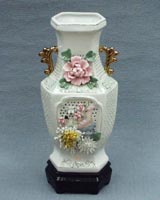 陶器すかし花瓶 仙女18インチ